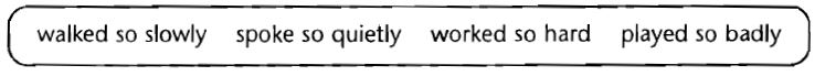 words b